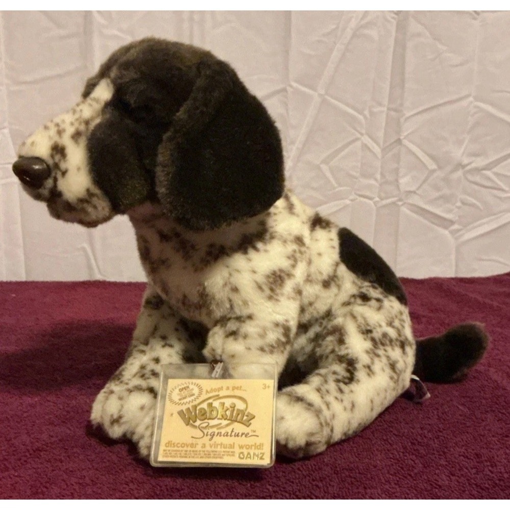 GANZ Webkinz Signature German Shorthaired Pointer New With Code Rare Retired